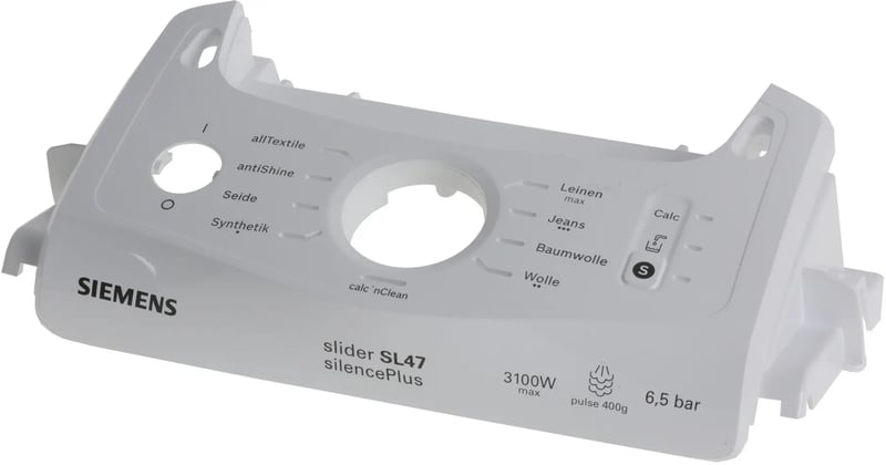 Gehäusevorderteil für Bügeleisen BSH-Gruppe 12007518 Frontblende