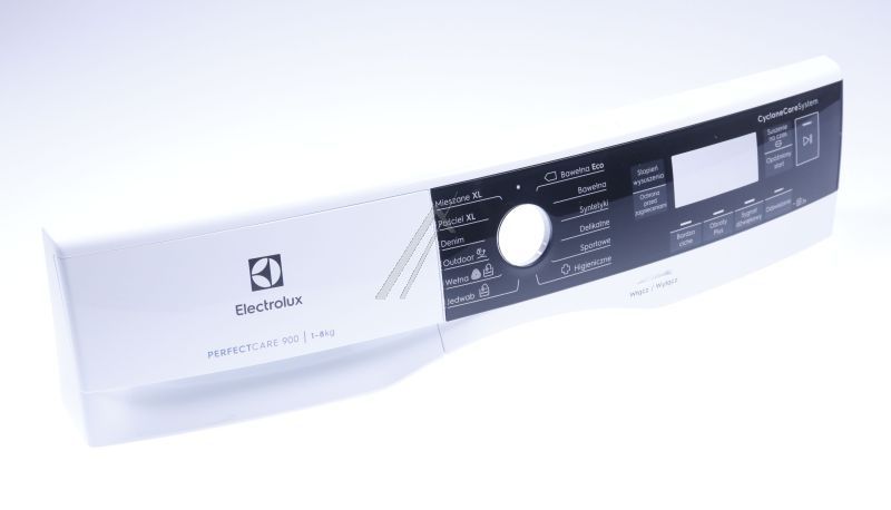 Bedienfeld Weiß für Ofen Electrolux 140248523015 Frontblende