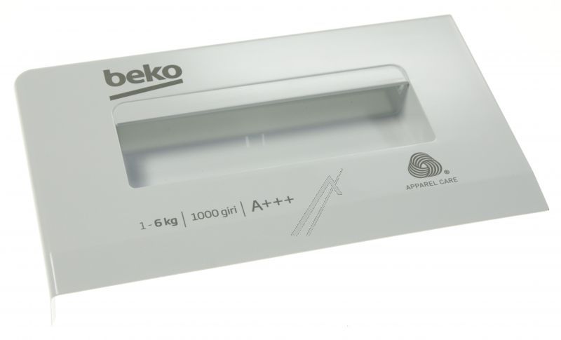 Waschmittelkastenblende für Beko Waschmaschine C00912413 Weiß