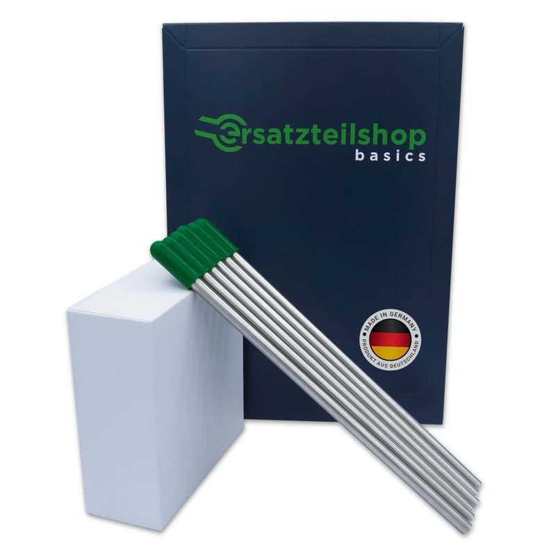 Edelstahl Glashalter für Geschirrspüler mit grünen Kappen - Set Bierliebhaber 