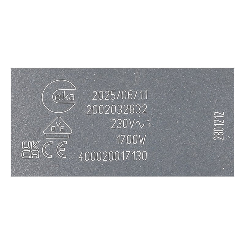 Heizelement 180mm 1700w Bauknecht C00972031 für Kochfeld Bauknecht