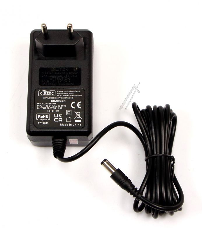 Netzteil für iRobot Staubsauger Classic PSE50345EU Ladegerät