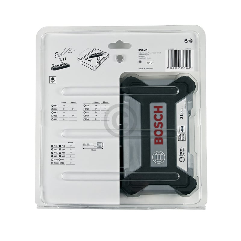 Bosch Power Tools Bohrer-und Schrauber Bit-Set 35-teilig 2608577147