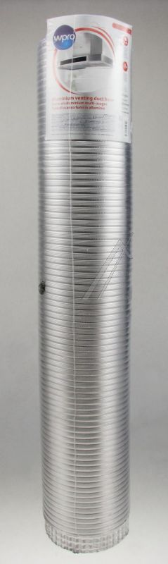 Alu-Abluftschlauch für Ofen Whirlpool/Indesit 484000008638 Durchmesser 150mm, Länge 3m