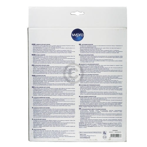 Kohlefilter Type48 Whirlpool 484000008783 AMC037 Wpro 233mmØ für Dunstabzugshaube