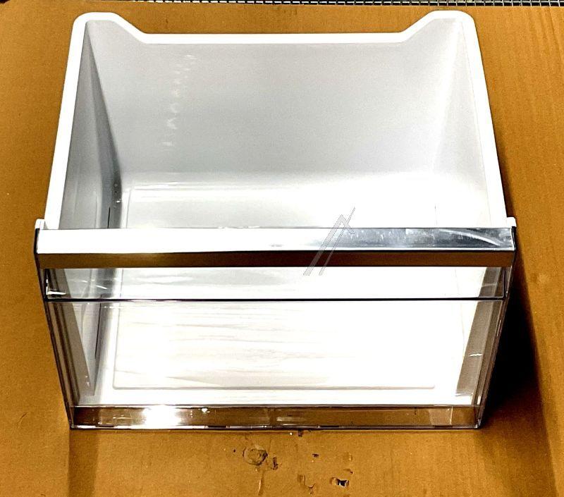 Gefrierfachbox mit Zierleiste für Kühlschrank AEG 4055536389 silber, Kunststoff