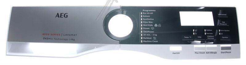 Bedienteilblende für Waschmaschine AEG 140195522010 weiß
