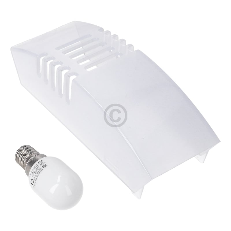 Lichtabdeckung mit Lampe Liebherr 9803942 für Kühlschrank