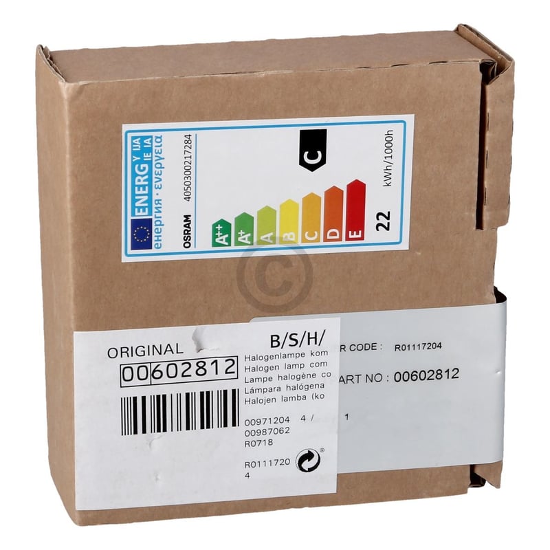 Halogenlampe komplett 00602812