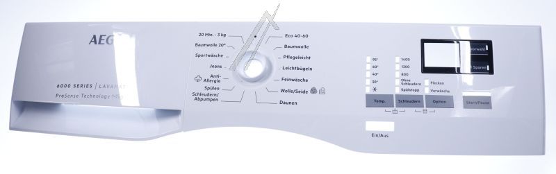 Bedienblende weiß AEG 140230223012 Waschmaschine Frontblende