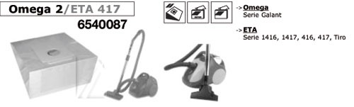 Om2-Beutel für Staubsauger Filterclean 000296-K 7+1+1