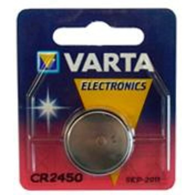 Knopfzelle CR2450 Lithium VARTA 06450101401 Varta