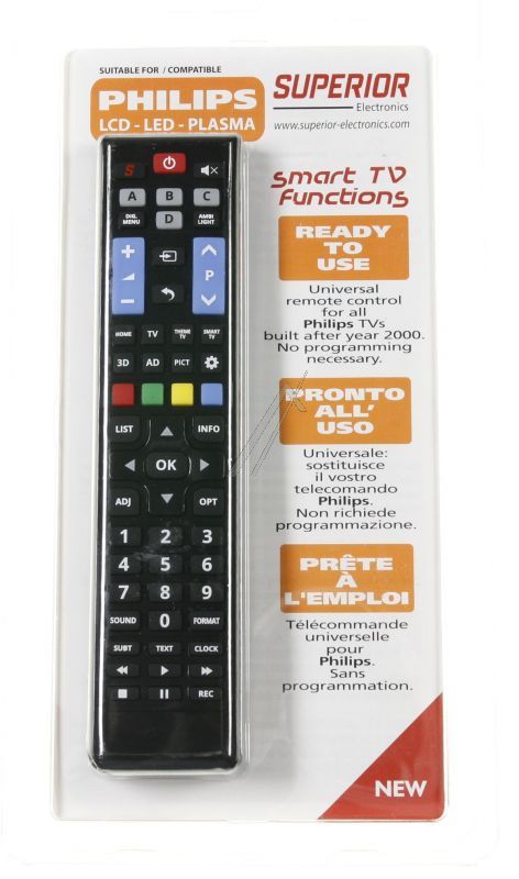 Smart-Fernbedienung für Philips-TV Superior SUPTRB004 Sofort einsatzbereit