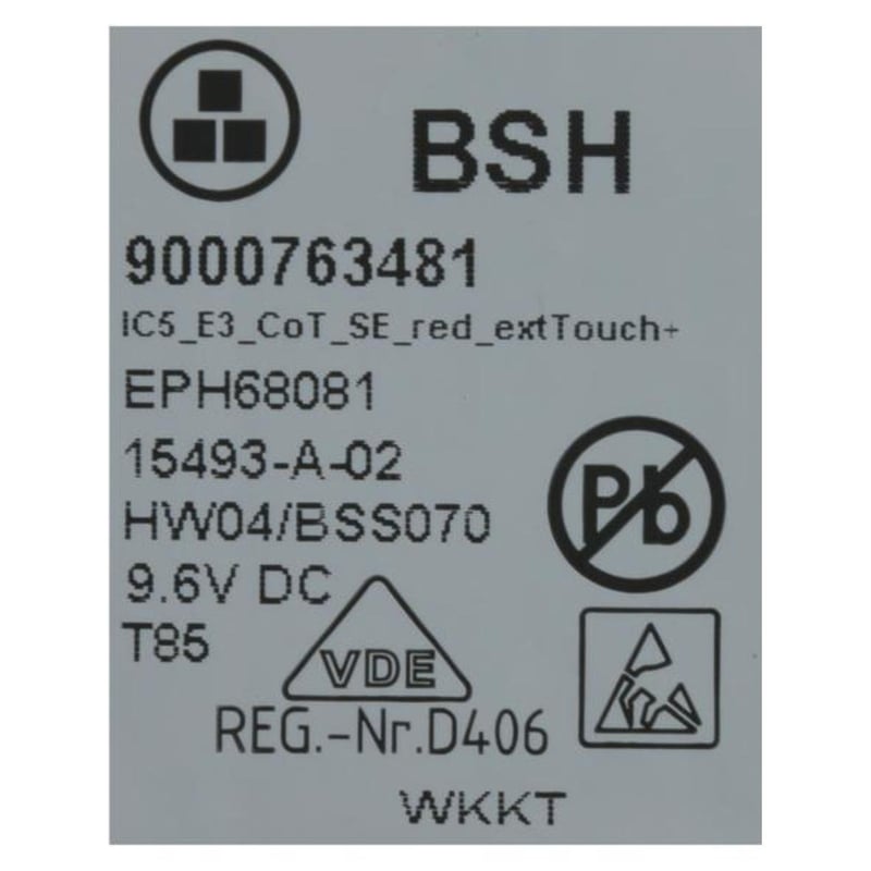 Bedienmodul programmiert SIEMENS 00740477 für Backofen