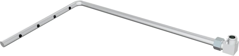 Sammelrohr für Bosch-Ofen 11047179 Abluft, Edelstahl