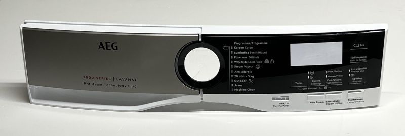Bedienblende weiß für Waschmaschine AEG 140177166018 Gehäuseteil