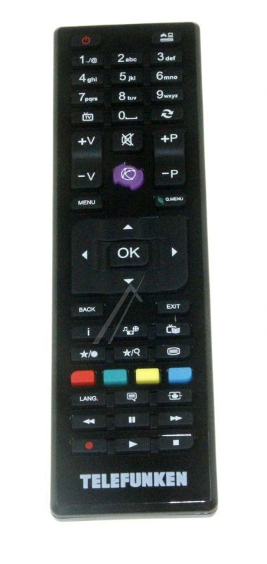 RC4875 Fernbedienung für Vestel Ofen 23255985 grau/schwarz