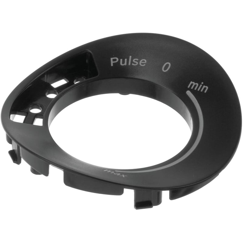 Manschette Knob sleeve, black, printed Bosch 12026458 für Allesschneider Bosch