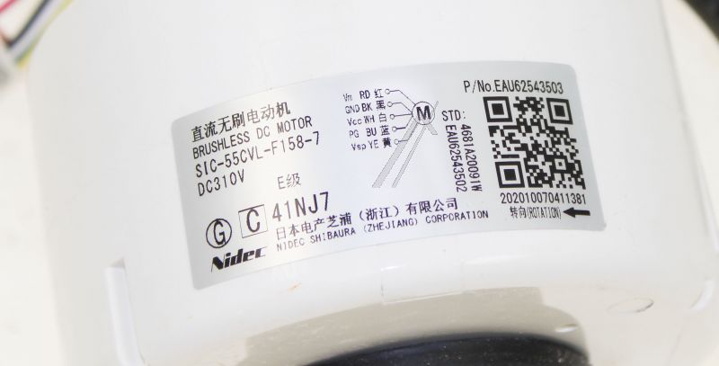 Lüftermotor Dc für Klimaanlage Lg EAU62543503 Innenraum Gebläse