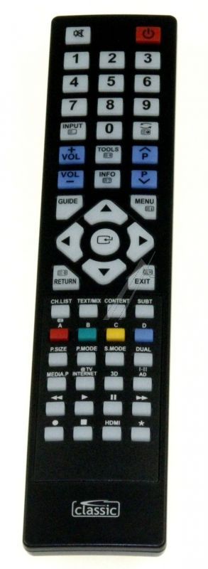 Classic Fernbedienung für Fernsehen & Telefonie IRC87006 Vorprogrammiert