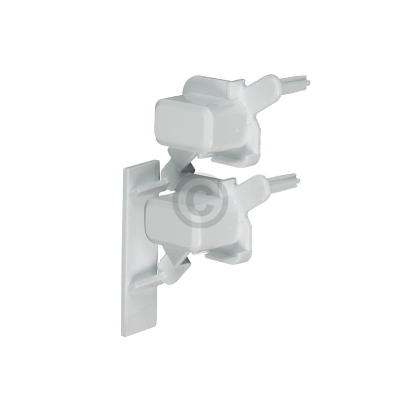 Tastenkappe weiß, 2-fach Bauknecht 481071425541 für Waschmaschine