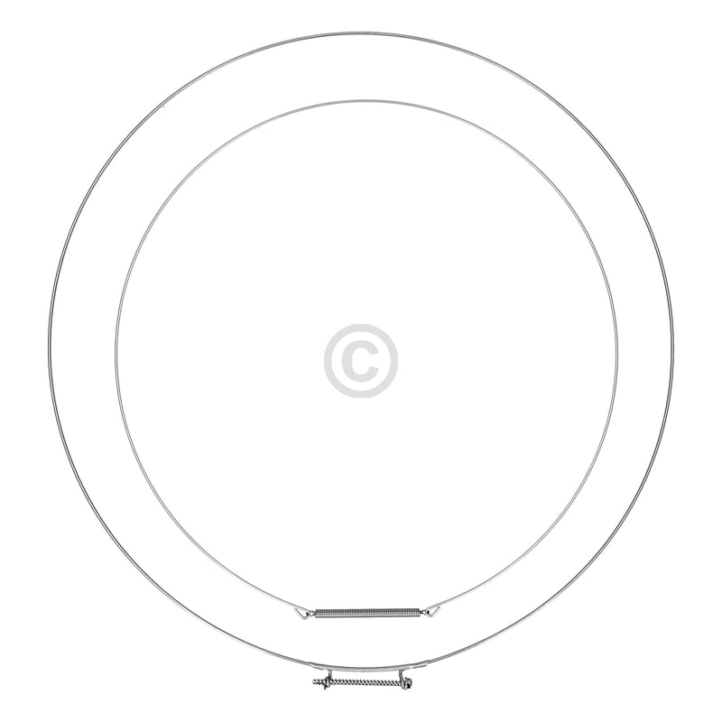 Waschmaschinen-Türdichtung Bosch Siemens 20007273 EPDM, silbergrau