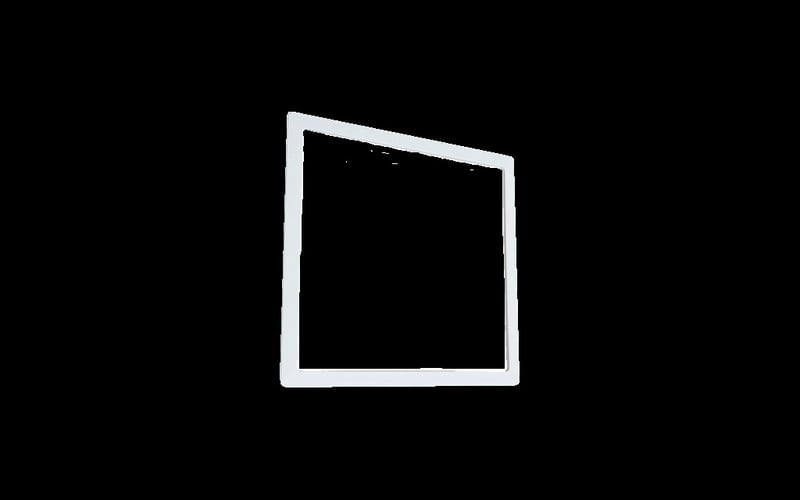 Blendrahmen Meltem 200058 M-WRG-BR für Wohnraumlüfter