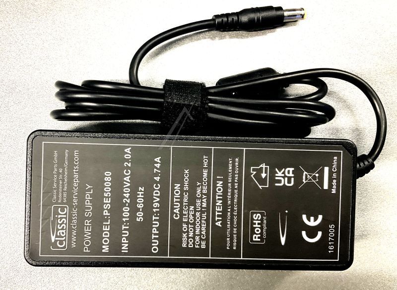 90W-Netzteil für TV & Telefonie Classic PSE50080EU 19V, 4,74A