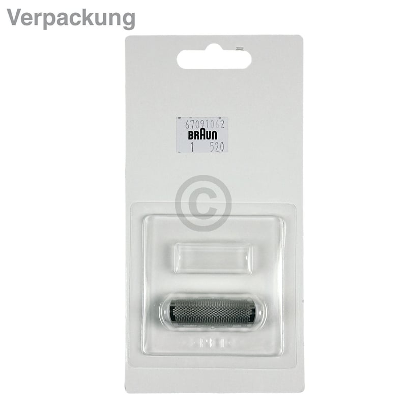 Scherblatt BRAUN 67091062 für Rasierer LadyShaver Epilierer