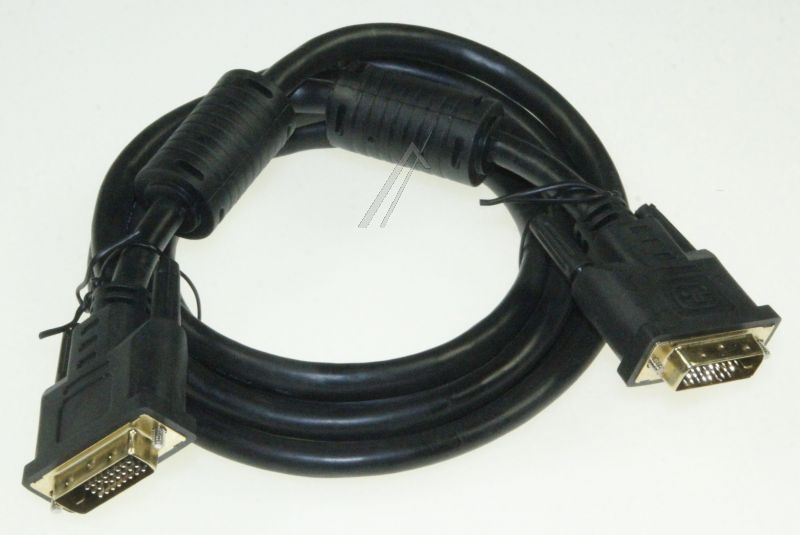 DVI-Kabel 2,0m für TV & Telefonie Com [Hersteller-Artikelnummer] Dual-Link, 24+1 Pin