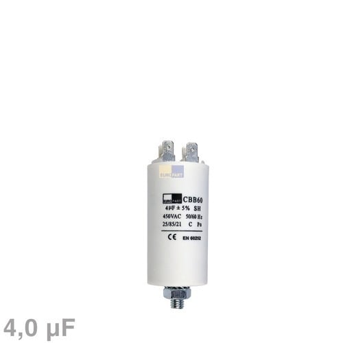 Kondensator 4,00µF 450V mit Steckfahnen