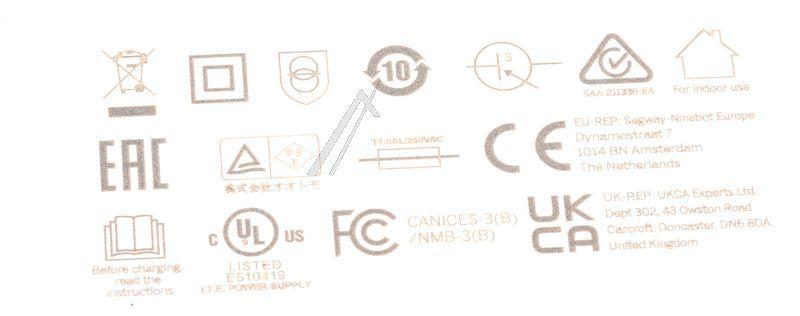 Ladegerät Segway-Ninebot AB.50.0036.79 für E-Scooter Zing C Series C8 C20