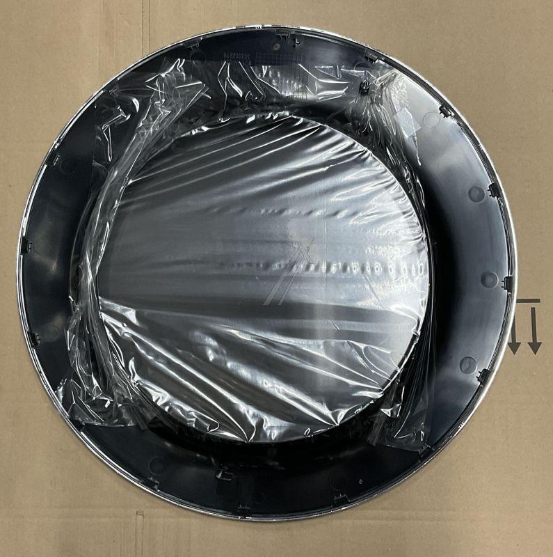 Fensterrahmen Chrom für Waschmaschine Bosch Siemens 11063827 Flansch Bullauge