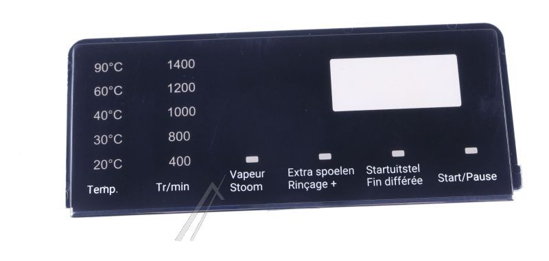 Bedrucktes Dekorpanel für Haier Waschmaschine 49120760 Bedienblende
