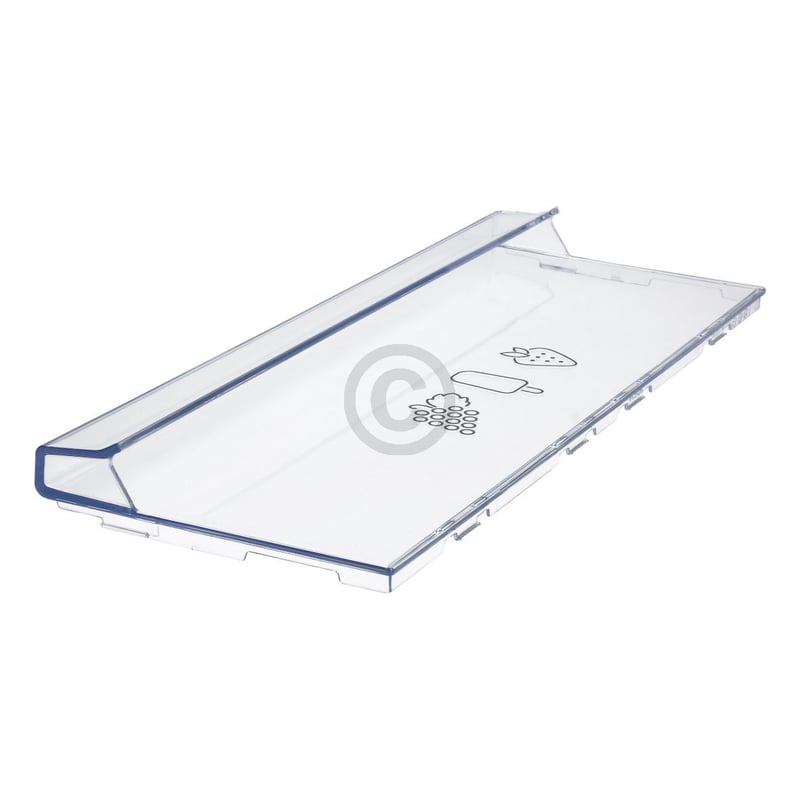 Gefrierschubladenblende oben mitte beko 4640530100 402x150mm  für KühlGefrierKombination
