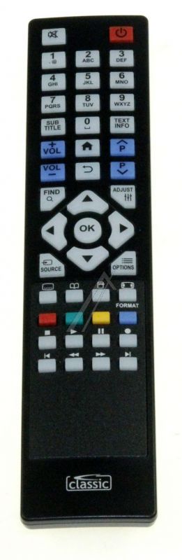 Infrarot-Fernbedienung 1:1 für Fernsehen und Telefonie Classic IRC87080 Direktnutzung