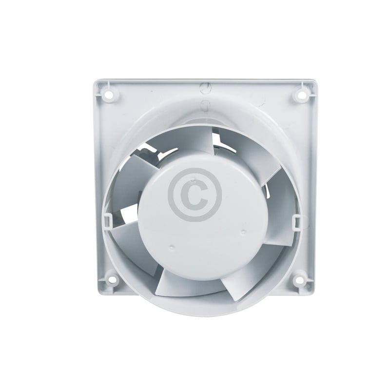 Wohnraumventilator 100erR weiß mit Kugellager Timer für Wand Decke Bad Toilette etc