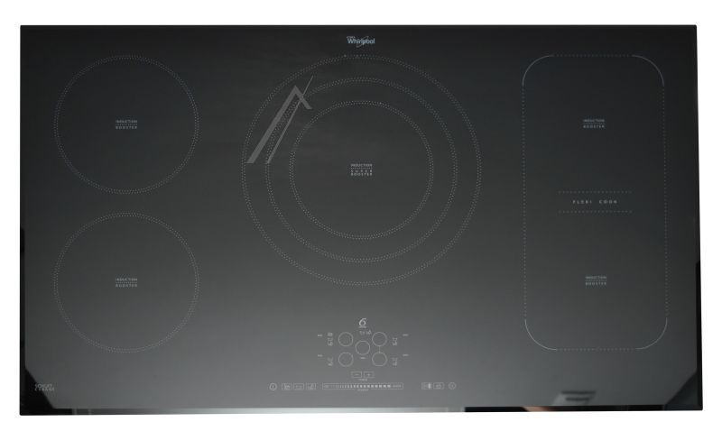 Glaskeramikkochfeld für Ofen Whirlpool 481010482410 Kochfeld