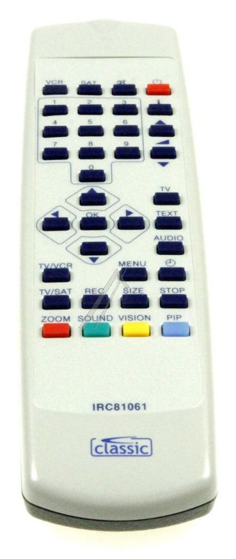 IRC81061 Staubsauger-Fernbedienung Classic Vorprogrammiert