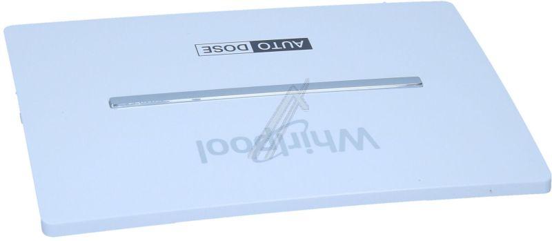 Schubladen-Griff für Waschmaschine Whirlpool 488000666305 weiß, Kunststoff