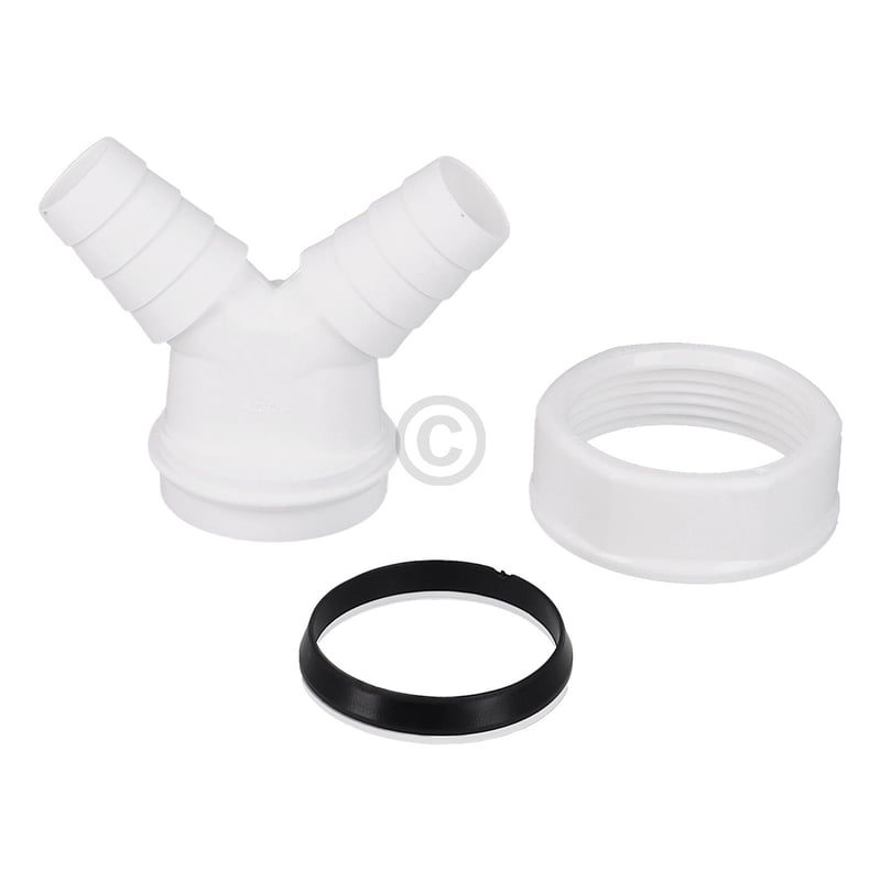 Doppel-Schlauchanschluss 1 1/2" für Siphon TECURO 58752 TECURO