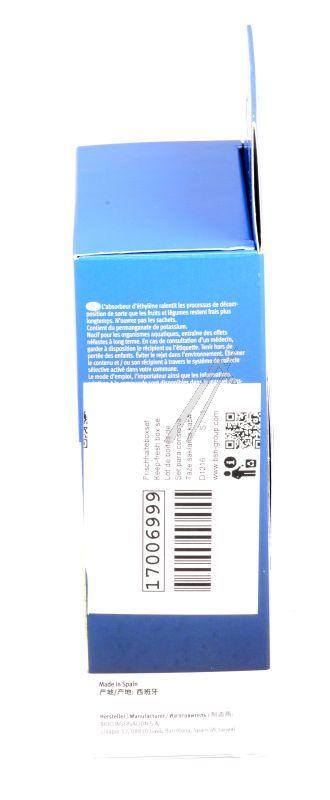 FreshProtect Ethylen-Absorber Starterkit für Kühlschrank Bosch Siemens 17006999 Frische, Haltbarkeit