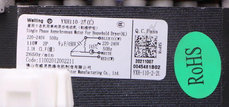 Trocknermotor Midea YXH-110-2-2L 220-240V 110W