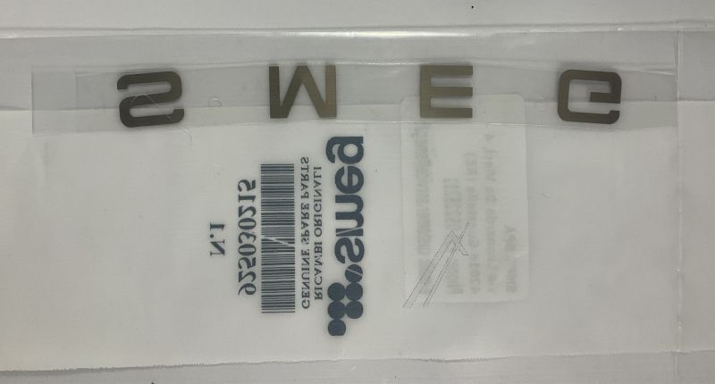 Smeg Wasserkocher Schild 925030215 Gehäuse