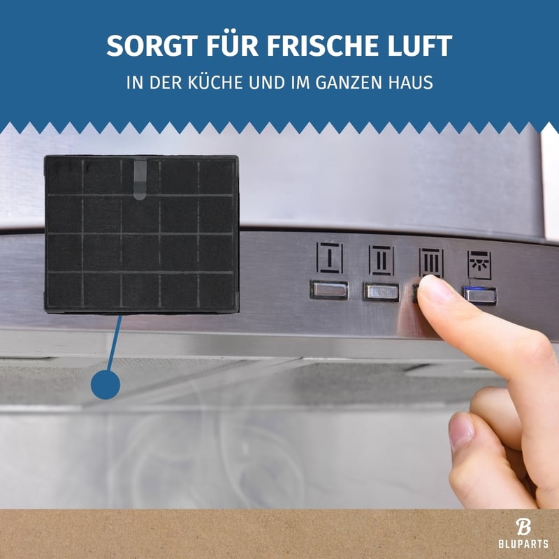 Kohlefilter Set passend für Electrolux 50267586001 für Dunstabzugshaube 2Stk