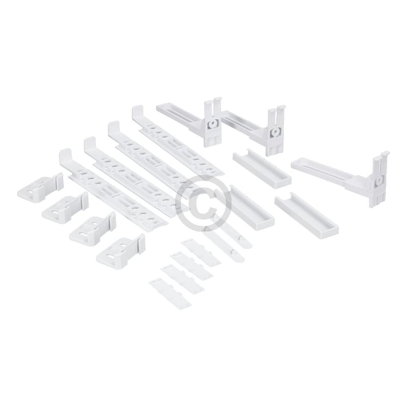 Türmontageset für Schlepptüre beko 4640360100 an KühlGefrierKombination