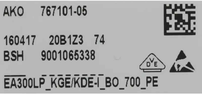 Steuerungsmodul programmiert 00657437