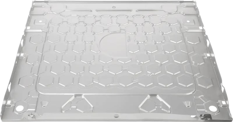 Untere Ofen-Abdeckung für Ofen BSH-Gruppe 00775905 weiß, Kunststoff