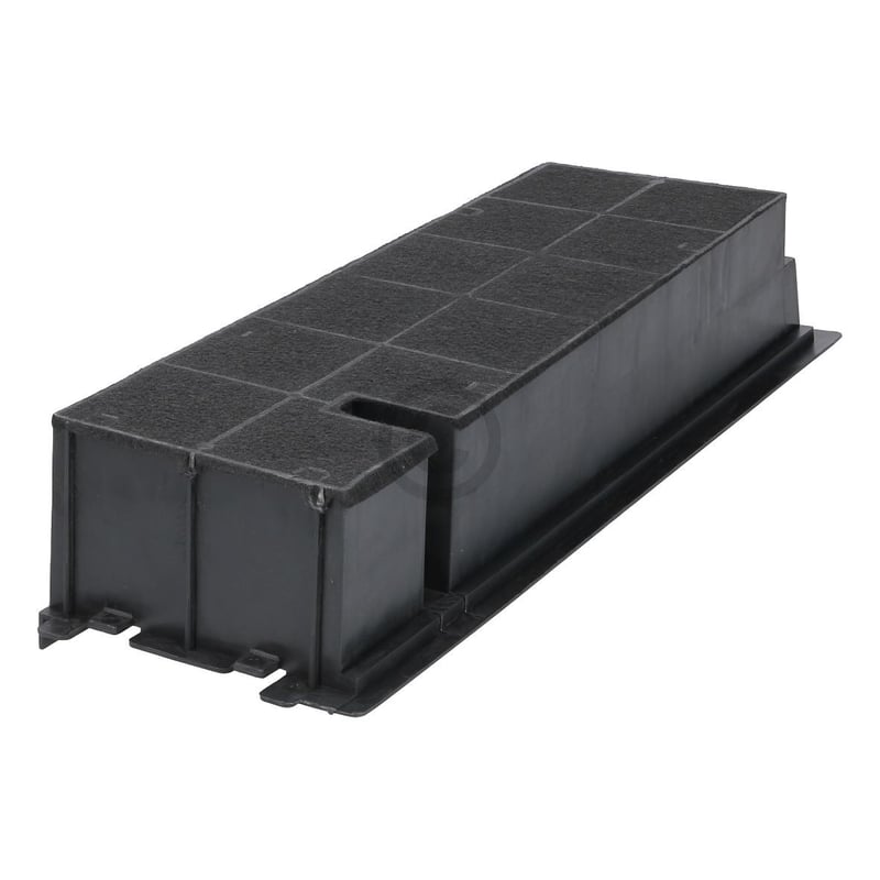Kohlefilter Type60 wie AEG 9029801199 MCFE18 372x114mm im Rahmen für Dunstabzugshaube