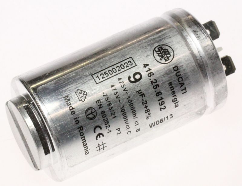 Trocknerkondensator für AEG Trockner 1250020227 9µF